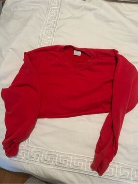 TNA Bright Red Fleece Crewneck